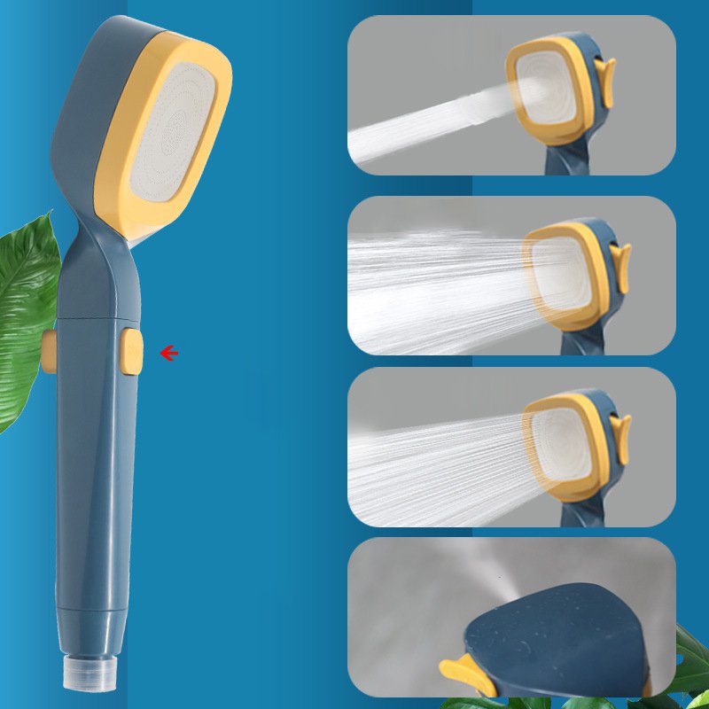 Tik Tok New Fourspeed Onebutton Waterstop High Pressure Shower Head