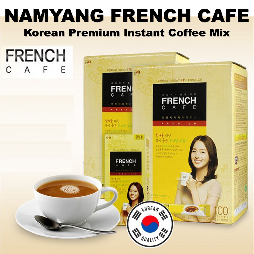Korean Instant Coffee Mix French Cafe (100 Sticks) Shopee Philippines