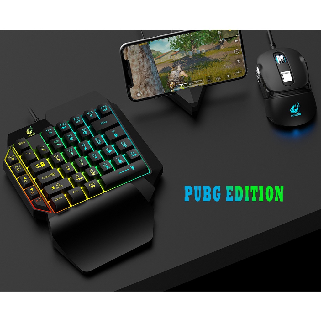 Free Wolf K15 one-handed keyboard gun god throne left-handed mechanical ...