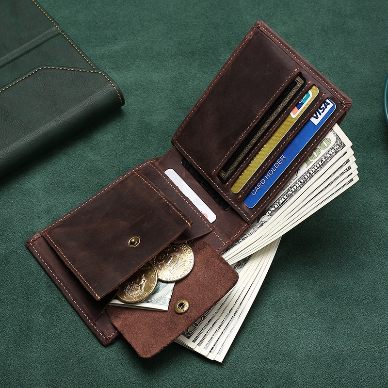 Wallet for Men Genuine Leather 2022 New Short Wallet High-End Wallet ...