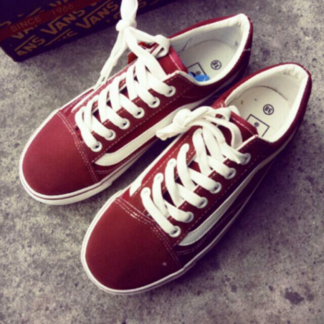 Vans old 2025 skool maroon philippines