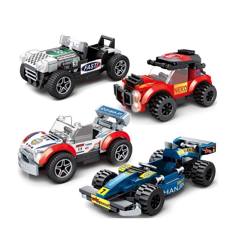 KL City Speed Champions Car Building Blocks Racing Sport Auto Car Super ...