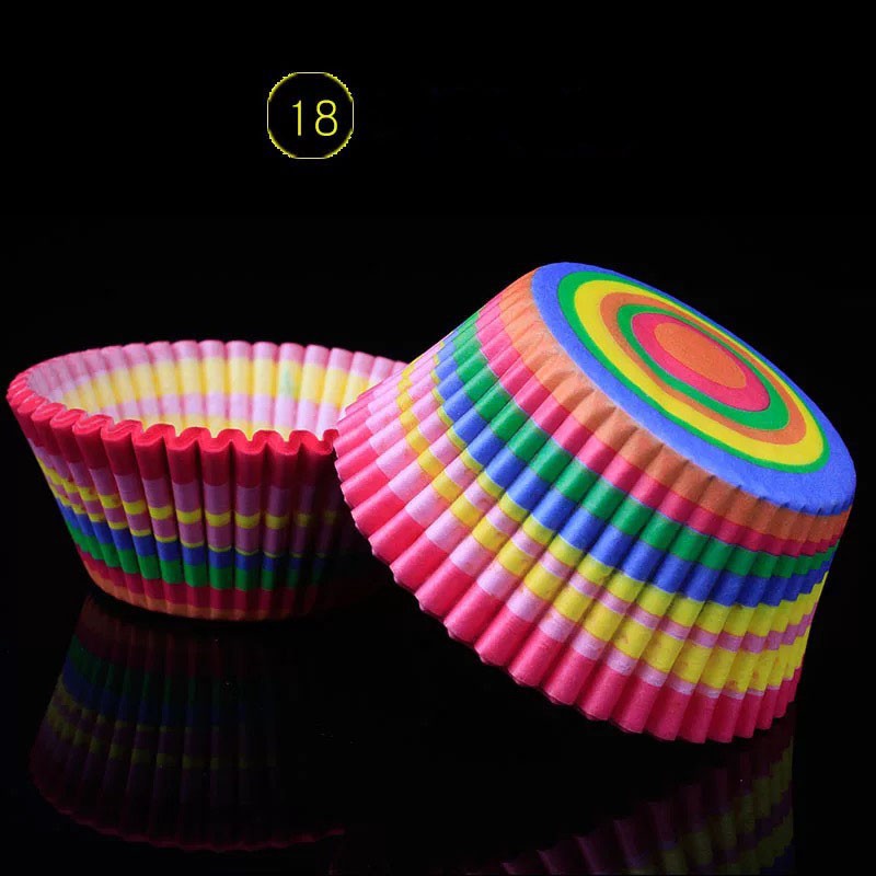 100Pcs 3oz Cake Muffin Cupcake Paper Cups Cake box Cupcake Liner