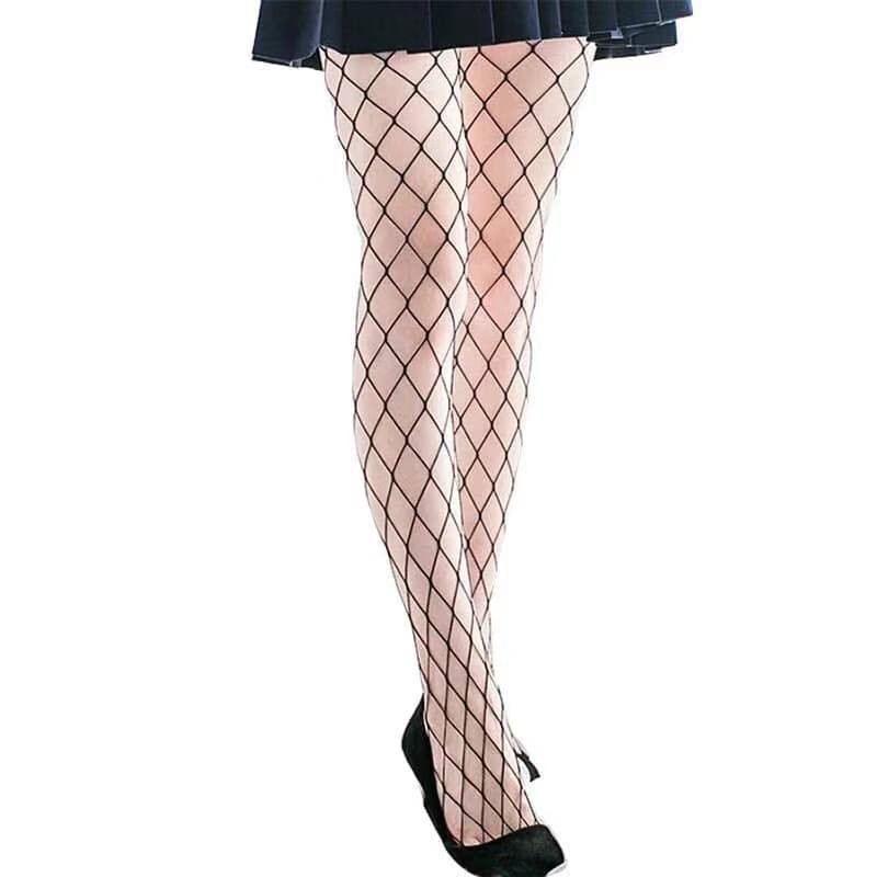 Fashion Korean style net stockings stockings pantyhose sexy mesh socks net  red black silk net