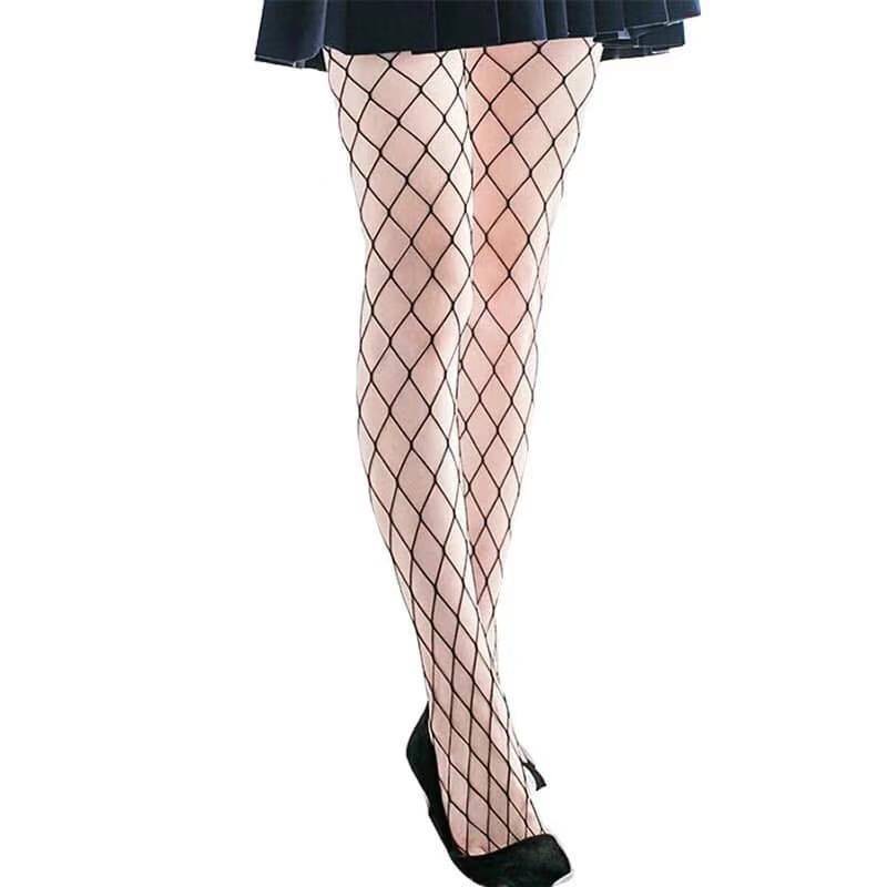 Black Skull Tights Sexy Mesh Net Tights Female Club Party