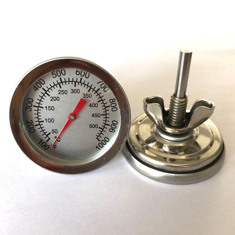 50500 Celsius Stainless Steel BBQ Smoker Grill Thermometer Temperature