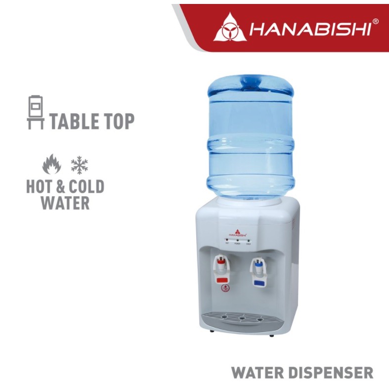Hanabishi Water Dispenser Table Top Hot & Cold(HTTWD200) Shopee