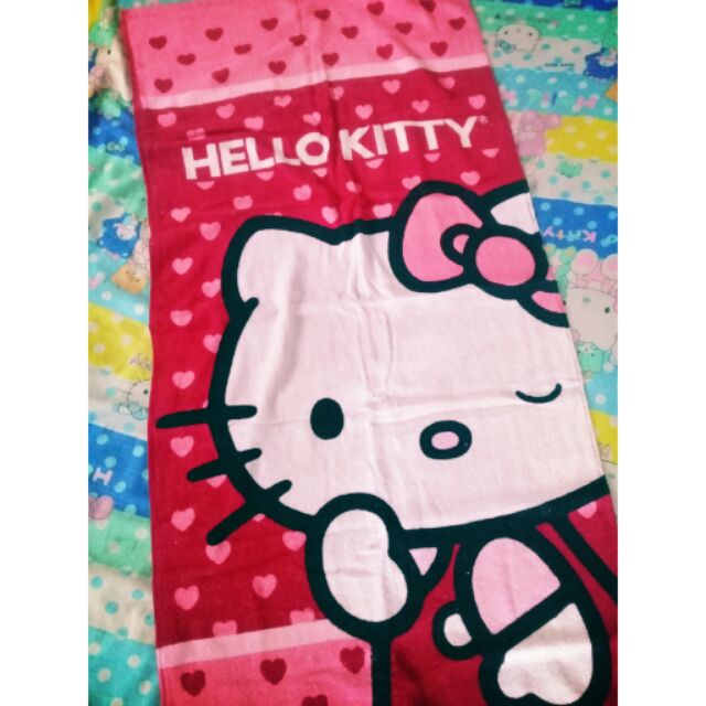 Hello kitty online towel