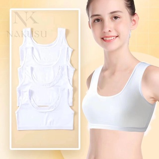 lady sando bra cotton white for kids / teens/ ladies/adult