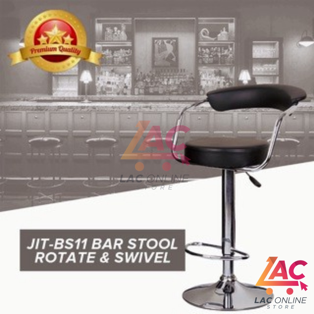 LAC HighEnd Chair Pub Swivel Air Lift Adjustable Counter Pub Hydraulic Bar Chair set of 2