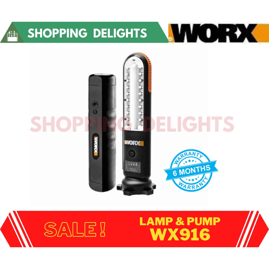 Worx Orange Lamp Pump WX916 Shopee Philippines