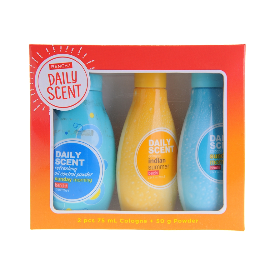 PXC0275C BENCH/ Daily Scent Cologne + Powder Gift Pack Shopee