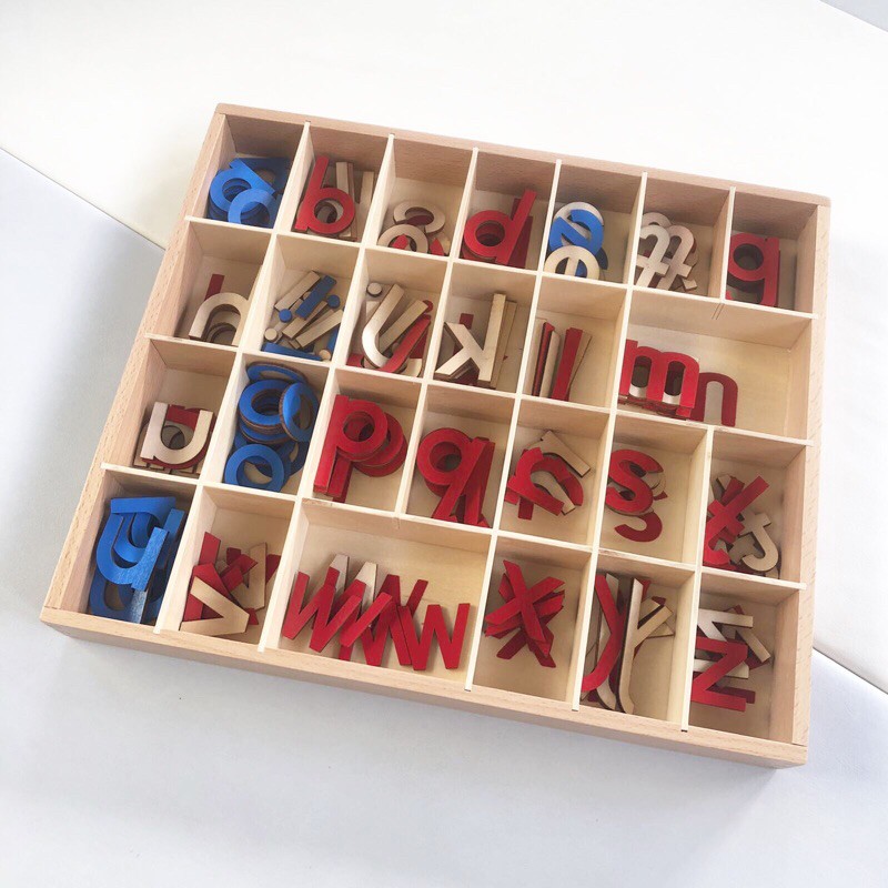 Montessori Wooden Moveable Alphabets | Shopee Philippines
