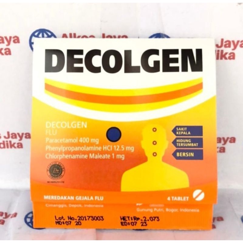 Decolgen Strip Contains 4 Tablets | Shopee Philippines