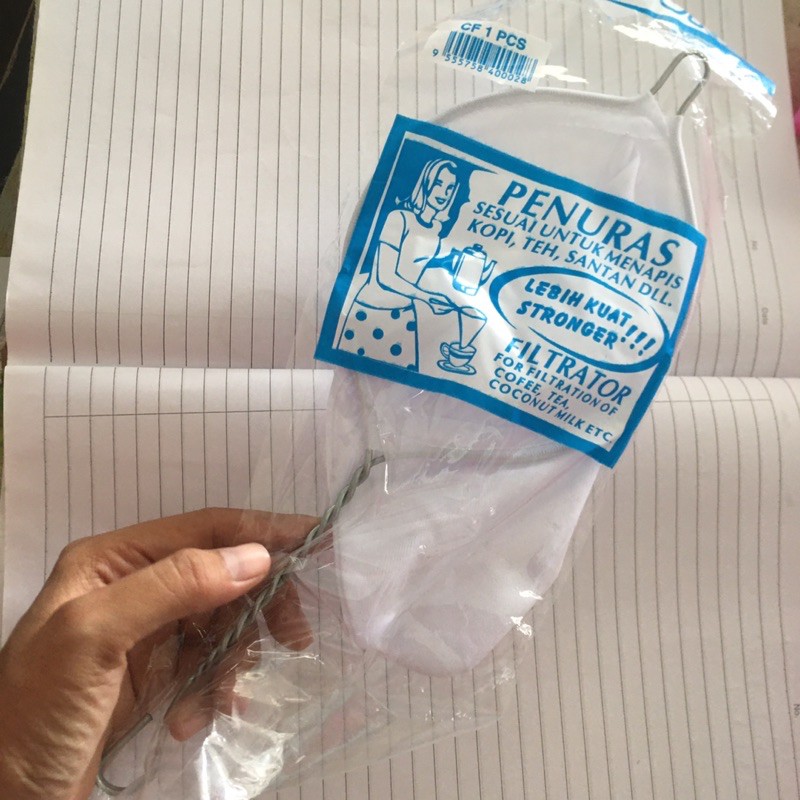 PENAPIS TEH KAIN / PENAPIS TEH KOPI / TEA COFFEE STRAINER CLOTH PLASTIC ...