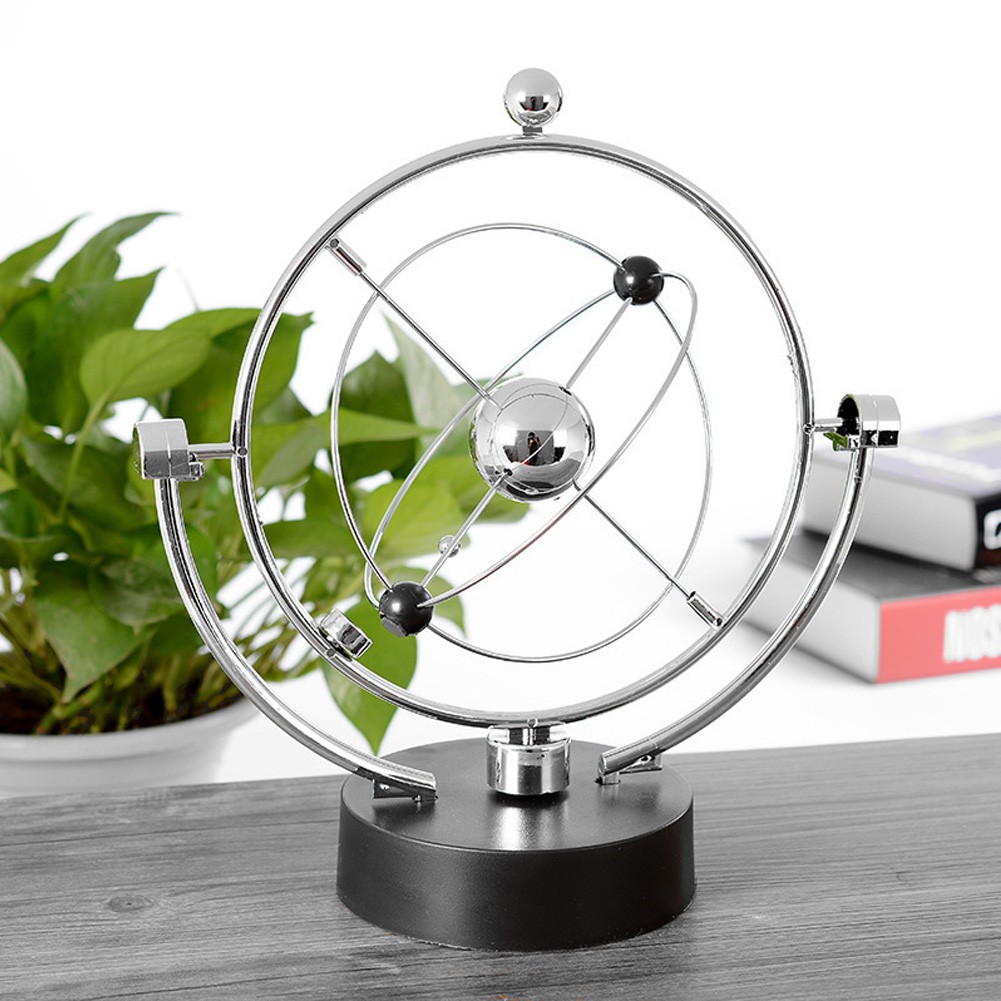 Kinetic Orbital Revolving Gadget Perpetual Motion Desk Office Art Decor ...