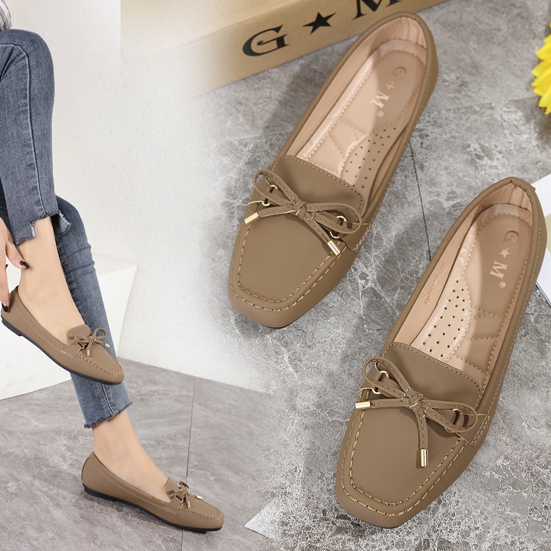 【AhSin】 Fashion Women Doll Shoes Office Flat Shoes Daily Loafer GM78-25 ...