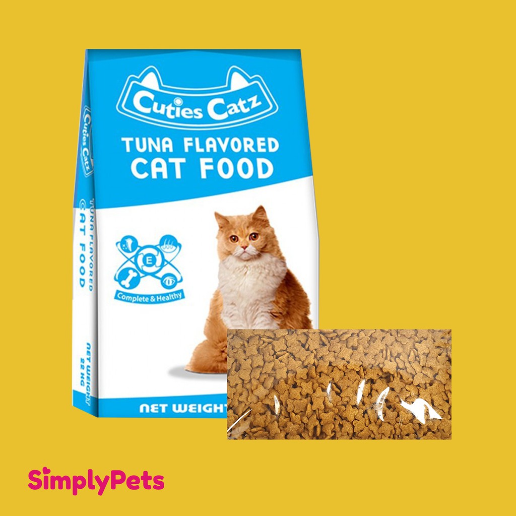 Cuties Cat Tuna Flavor Dry Cat Food 1kg Shopee Philippines