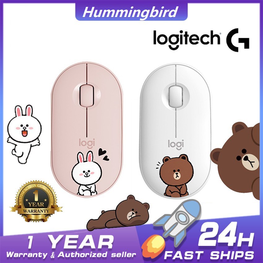 3 Year Warranty Logitech M350 Pebble wireless bluetooth mouse Dual