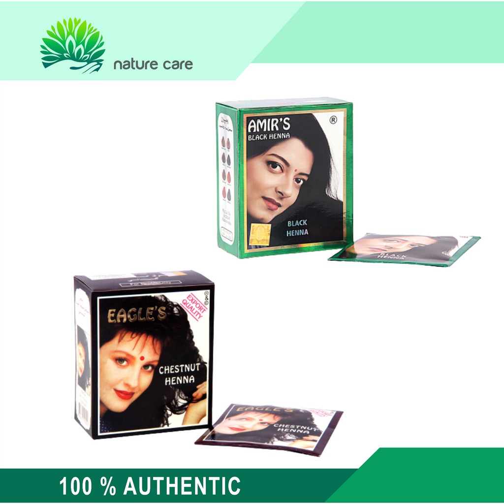 Amir's Hair Color with Natural Henna 6 sachet Shopee Philippines