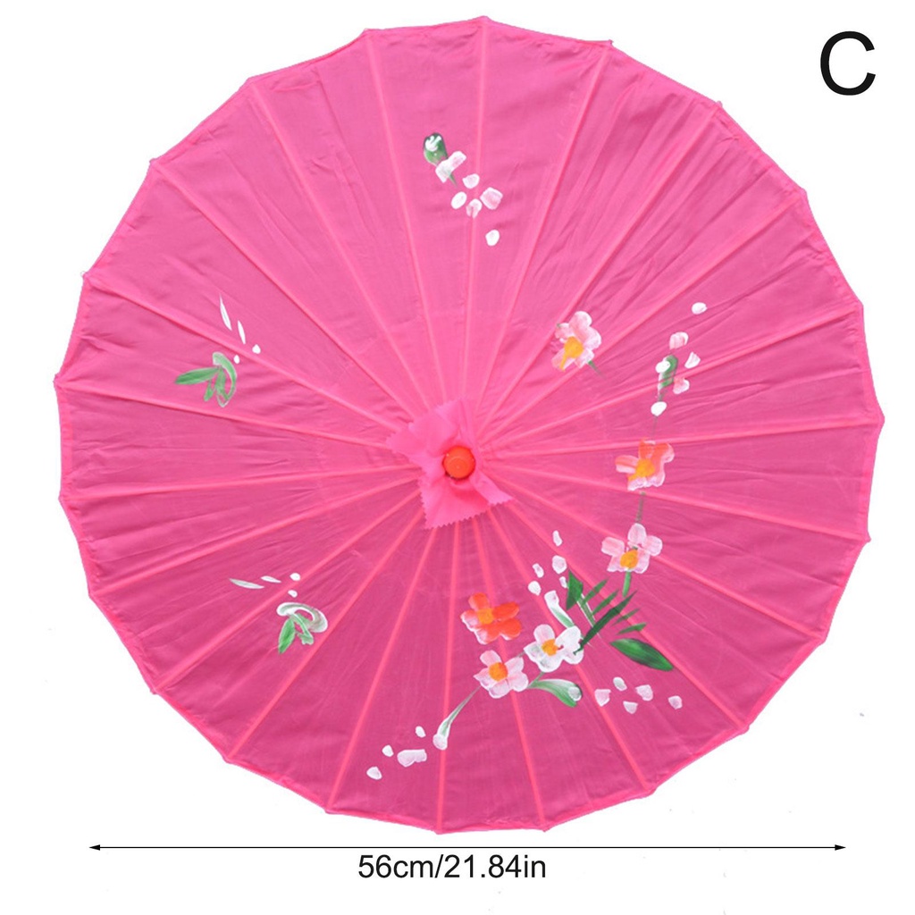 Chinese Traditional Oil Paper Umbrella Dance Wedding Decro Umbrella Vintage Silk Umbrella 4281