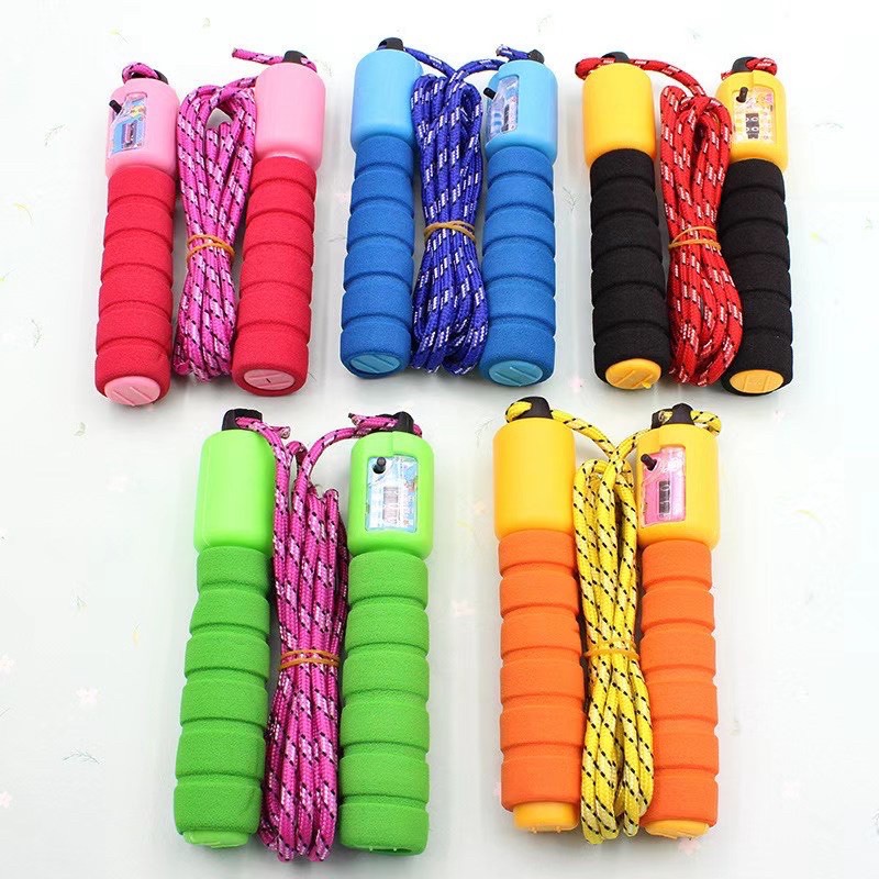 Mechanical Counter Skipping Rope Jumping Rope (Random color) | Shopee ...