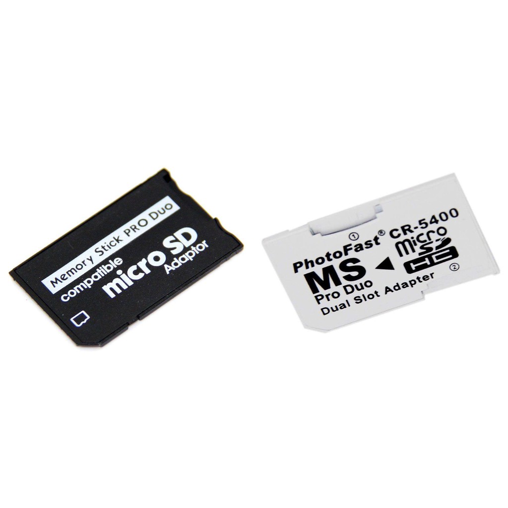 Micro SD to PSP Memory Stick Pro Duo Adapter (Single / Dual) Shopee