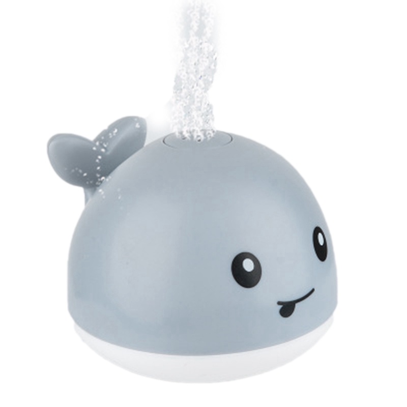 00CT Baby Bath Toys, Electric Spray Whale Water Toy with Colourful LED