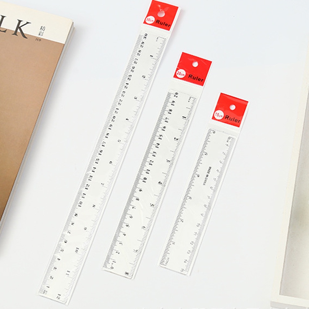 Plastic Ruler 6/8/12 Inch Standard/metric Rulers Straight Ruler ...