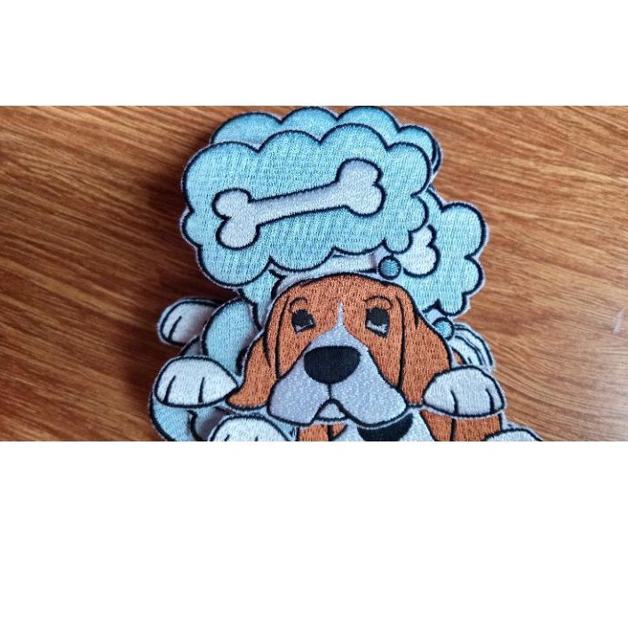 Dog Embroidered logo patch | Shopee Philippines