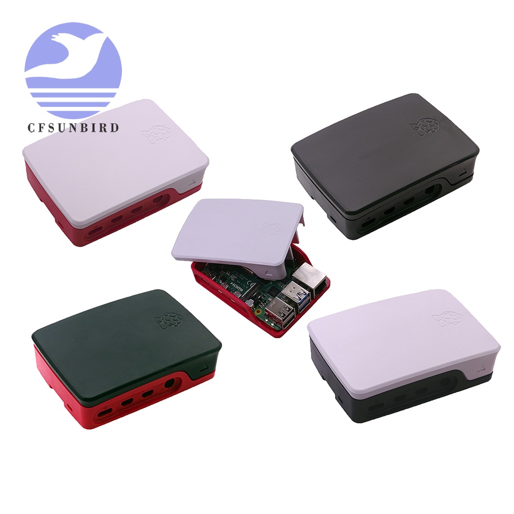Original Raspberry Pi 4 Official Case ABS White & Red Shell Plastic ...