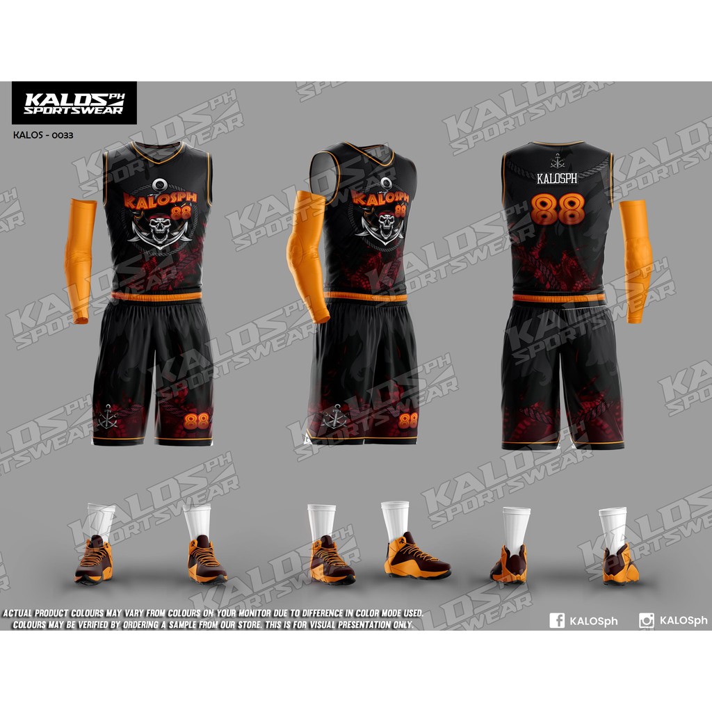 00128 SEAFARER MARINE SEAMAN DESIGN BASKETBALL JERSEY SET SANDO AND SHORT