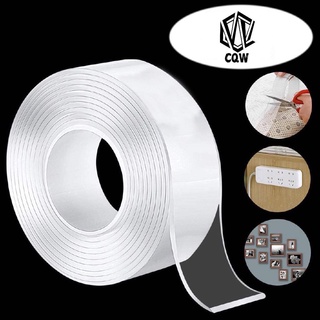1/2/3/5M Nano Tape Double Sided Tape Transparent Reusable Waterproof  Adhesive Tapes Cleanable Kitchen