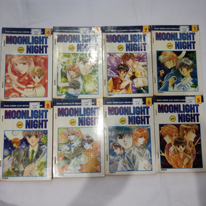 Comic Mystery Series The moonlight night 1-8 end by kanbe akira ...