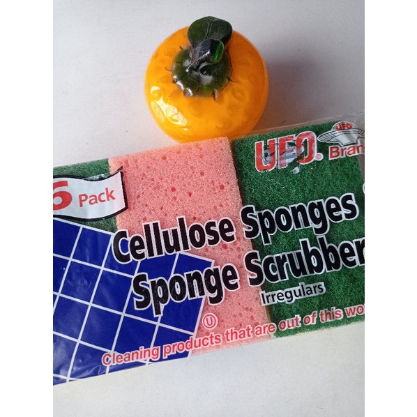 UFO Cellulose Sponges & Sponge Scrubbers 6 pcs Shopee Philippines