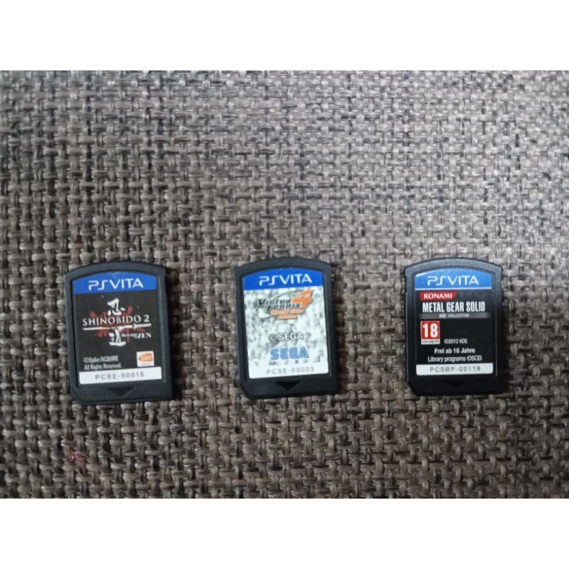 PS Vita Game Carts (No Case) Shopee Philippines