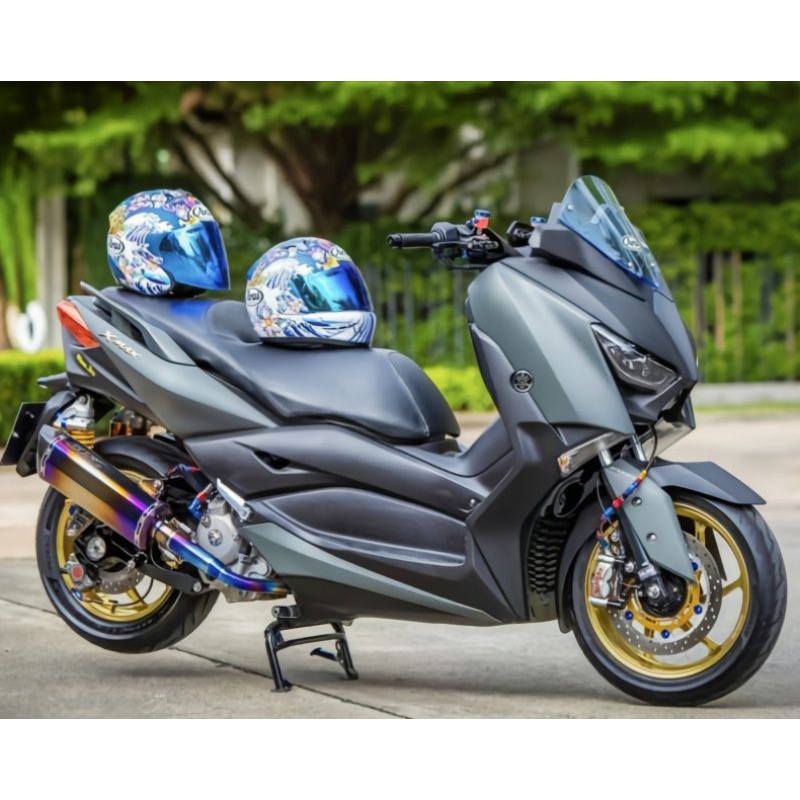 Yamaha Xmax 300 Fairings Matte Green Fairings Flarings Kaha Plastic ...