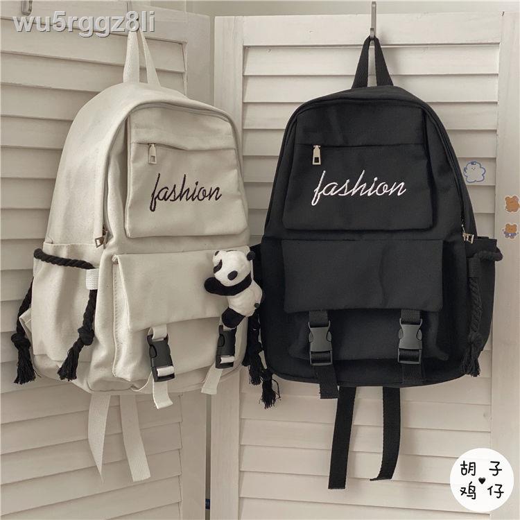 Black korean outlet backpack