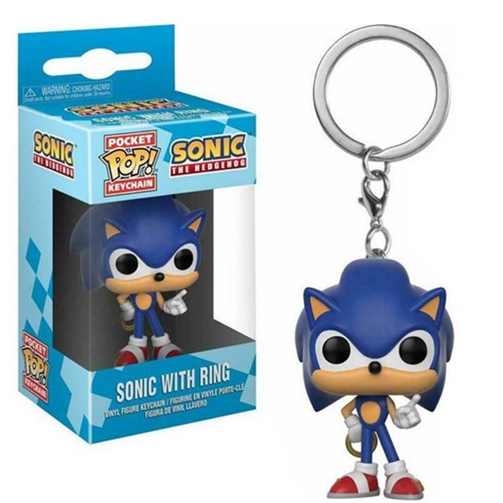 Funko Pop! Pocket Pop Keychain Games: Sonic - Sonic with Ring The ...