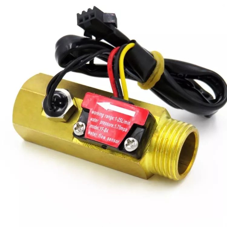Digital LCD display Water flow sensor meter flowmeter totameter ...