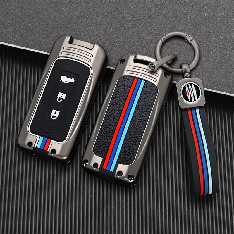 Leather Key Fob Case Cover For Mitsubishi Outlander, Lancer, ASX, Pajero Smart Key