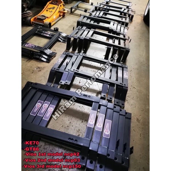 TOYOTA Seat Rail Tapak Railing Plug&Play Universal, RECARO SPARCO BRIDE ...