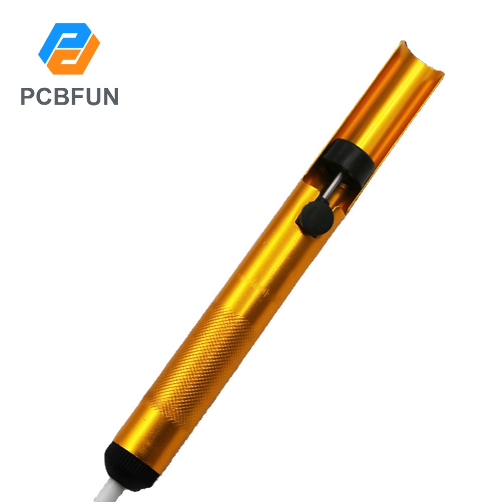 Pcbfun Aluminum Metal Desoldering Pump Suction Tin Gun Soldering Sucker