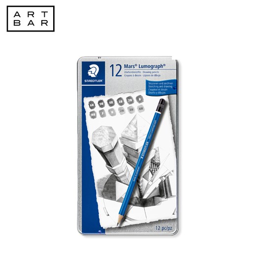 Staedtler Pencil Set 100G12 12 Pieces Mars Lumograph Art Bar PH