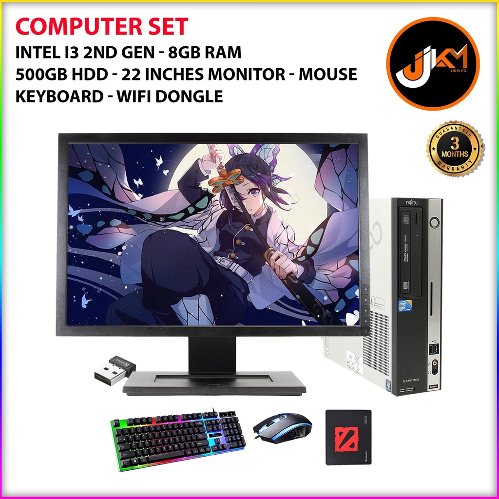 Intel Core i3 2nd Gen Computer Package with 8GB Ram 500 HDD ...