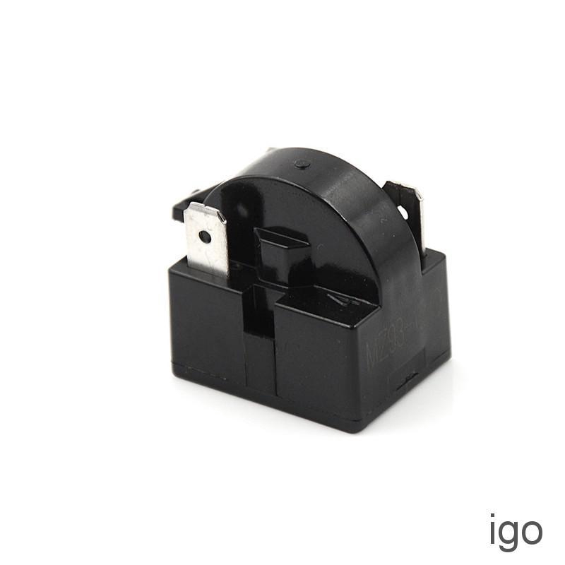 IGO 3 Pin Terminals Refrigerator PTC Starter Relay 12 Ohm Parts ...