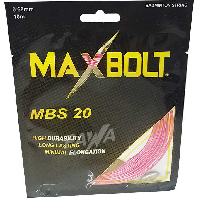 Maxbolt MBS 20 MBS20 Badminton String (0.68mm) High Durability (Buy 1 ...