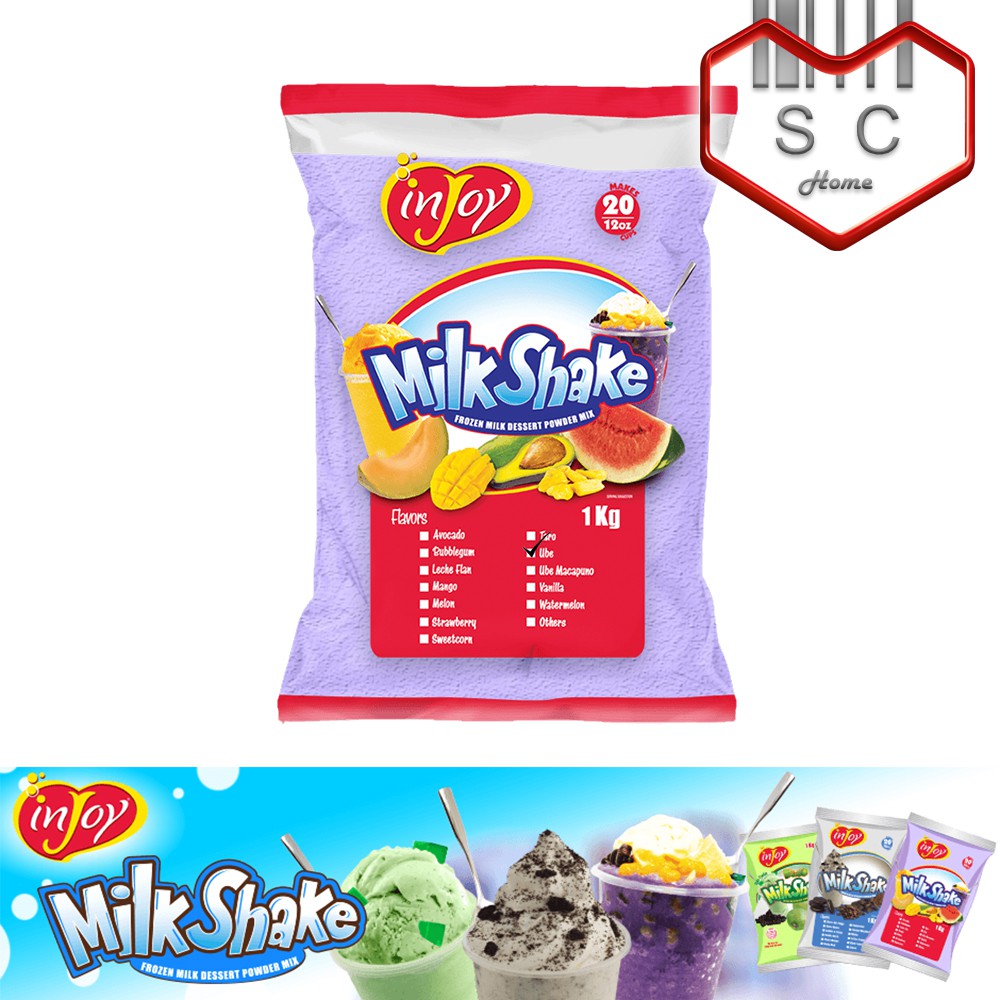 Injoy Ube Milkshake Milk Shake Powder 1kg | Shopee Philippines