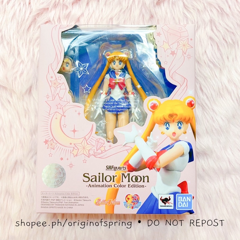 Tamashii Nations Bandai Sh Figuarts Sailor Moon Animation Color Edition Shfiguarts Shopee 7745