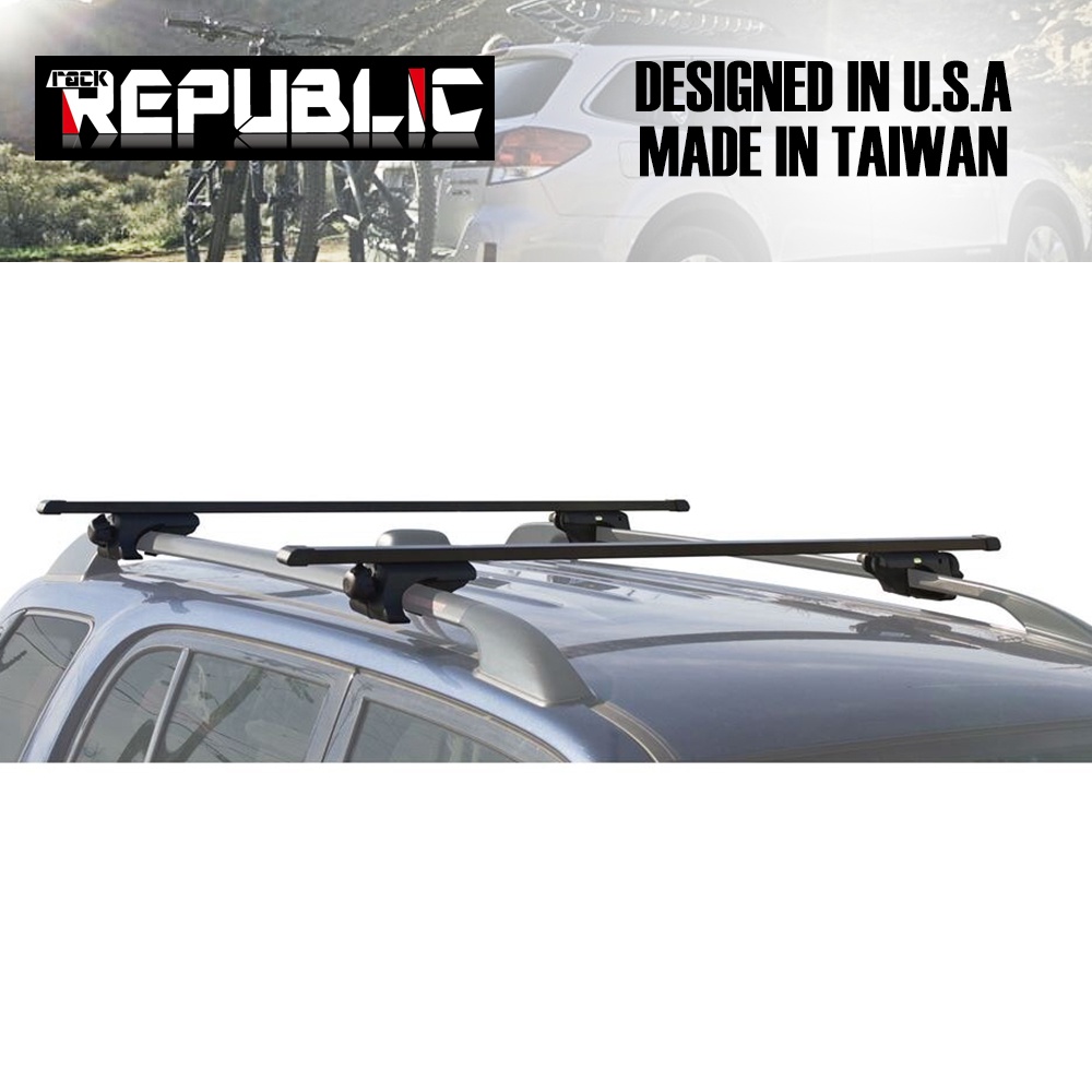 Car Roof Rack Set Original Rack Republic Roof Rack Cross Bar Set Bike ...